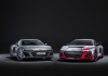 Jeszcze ostrzejsze i jeszcze bardziej rzucające się w oczy: Audi R8 V10 RWD i Audi R8 LMS GT4