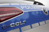 Volkswagen e-Golf w "mundurze policyjnym"