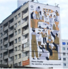 Niecodzienny mural w centrum Warszawy